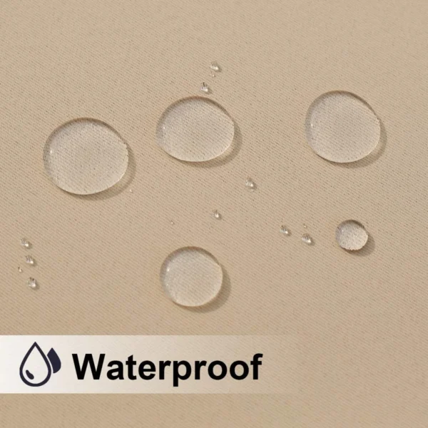 Wärmedämmung im Freien und wasserdichte Vorhänge auf der Terrasse