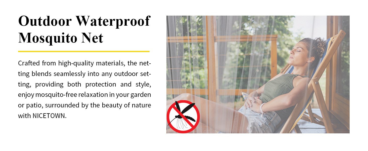 mosquito netting for patio